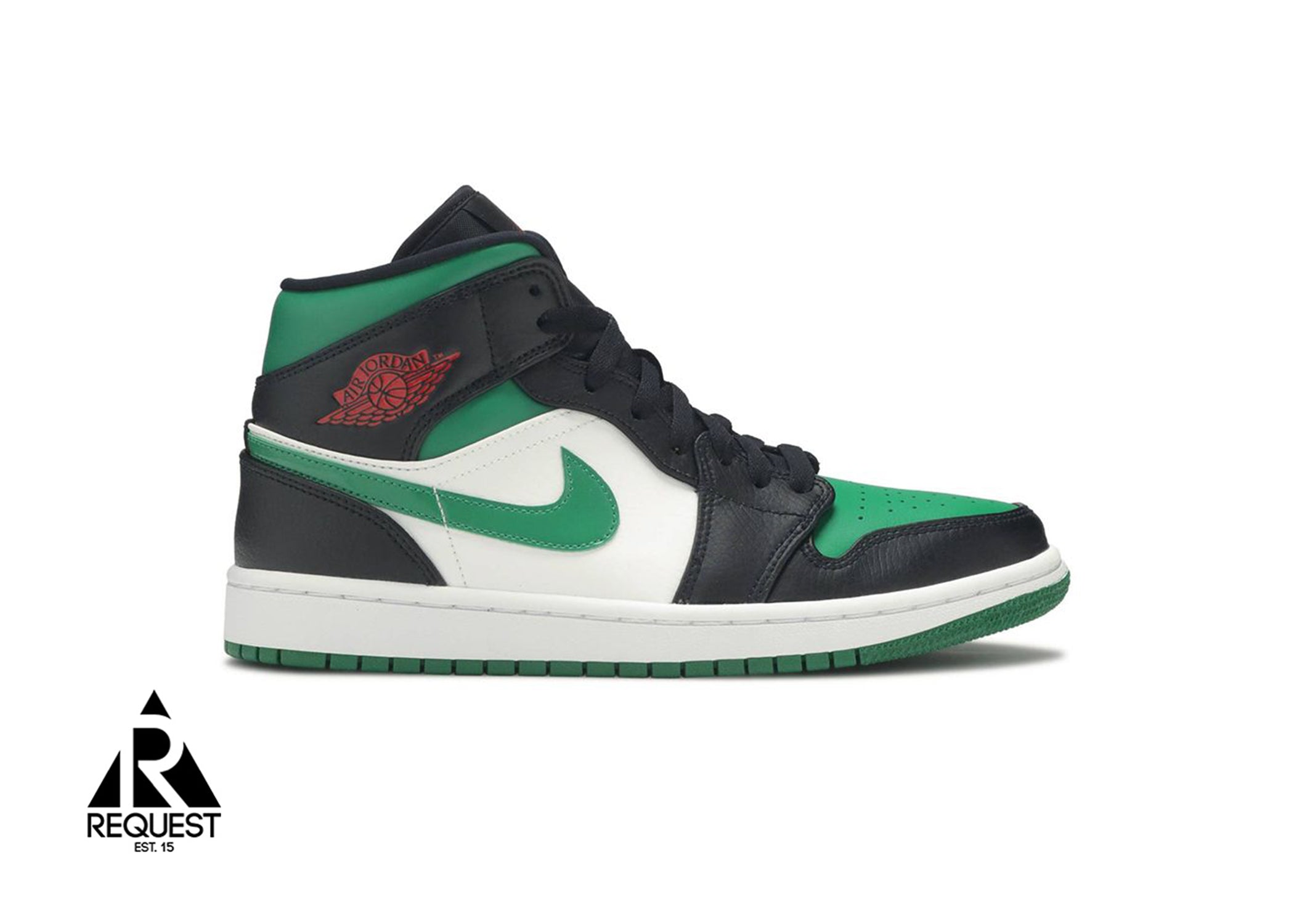 Air Jordan 1 Retro Mid “Pine Green Toe”