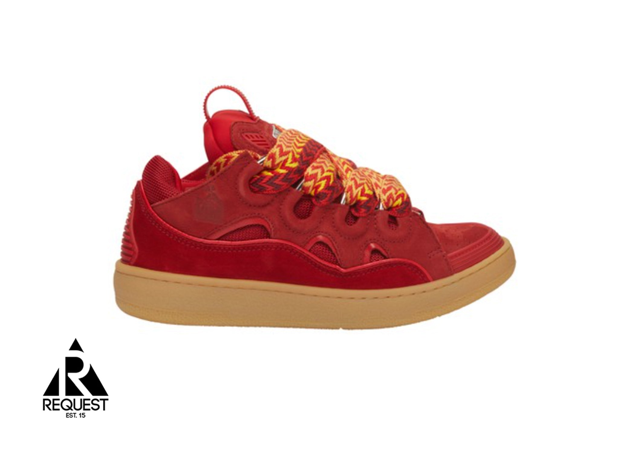 Lanvin Low Curb "Poppy Red"