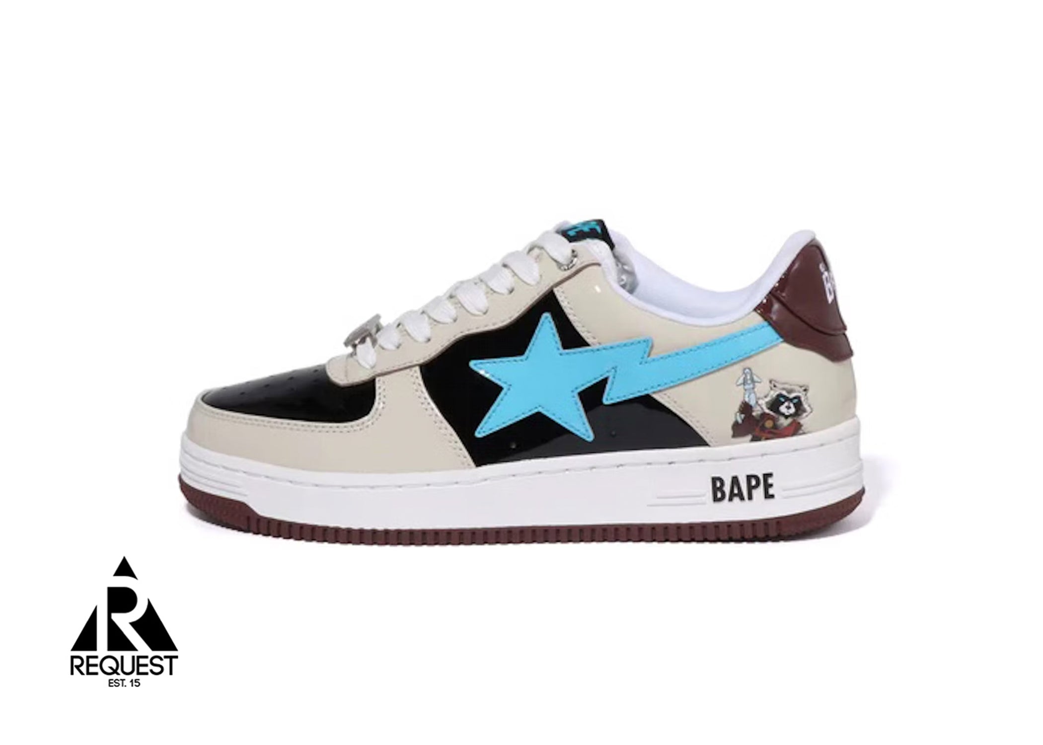 A Bathing Ape Bapesta "Rocket Raccoon"