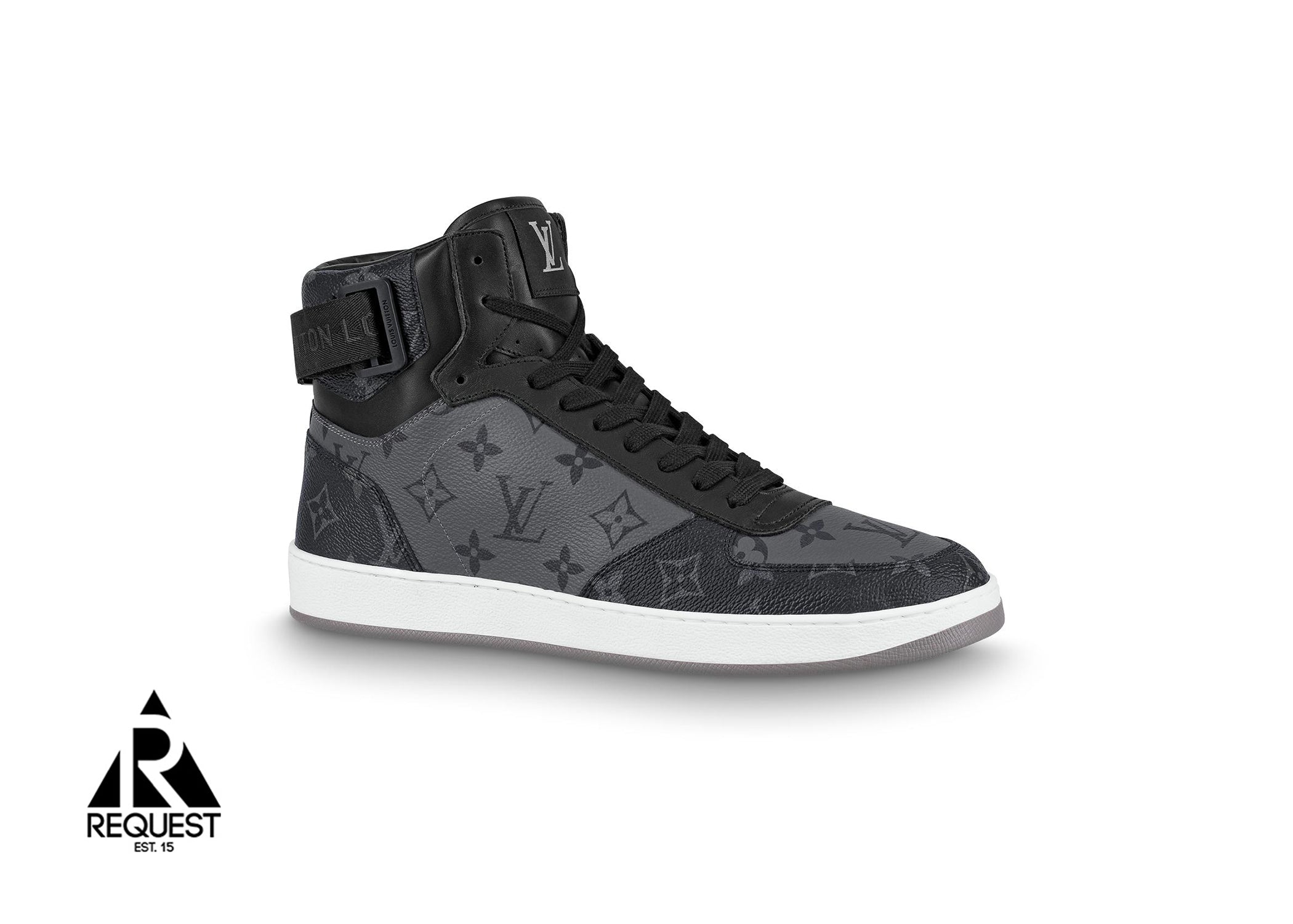 Louis Vuitton Rivoli Sneaker Boot “Black Grey Monogram”