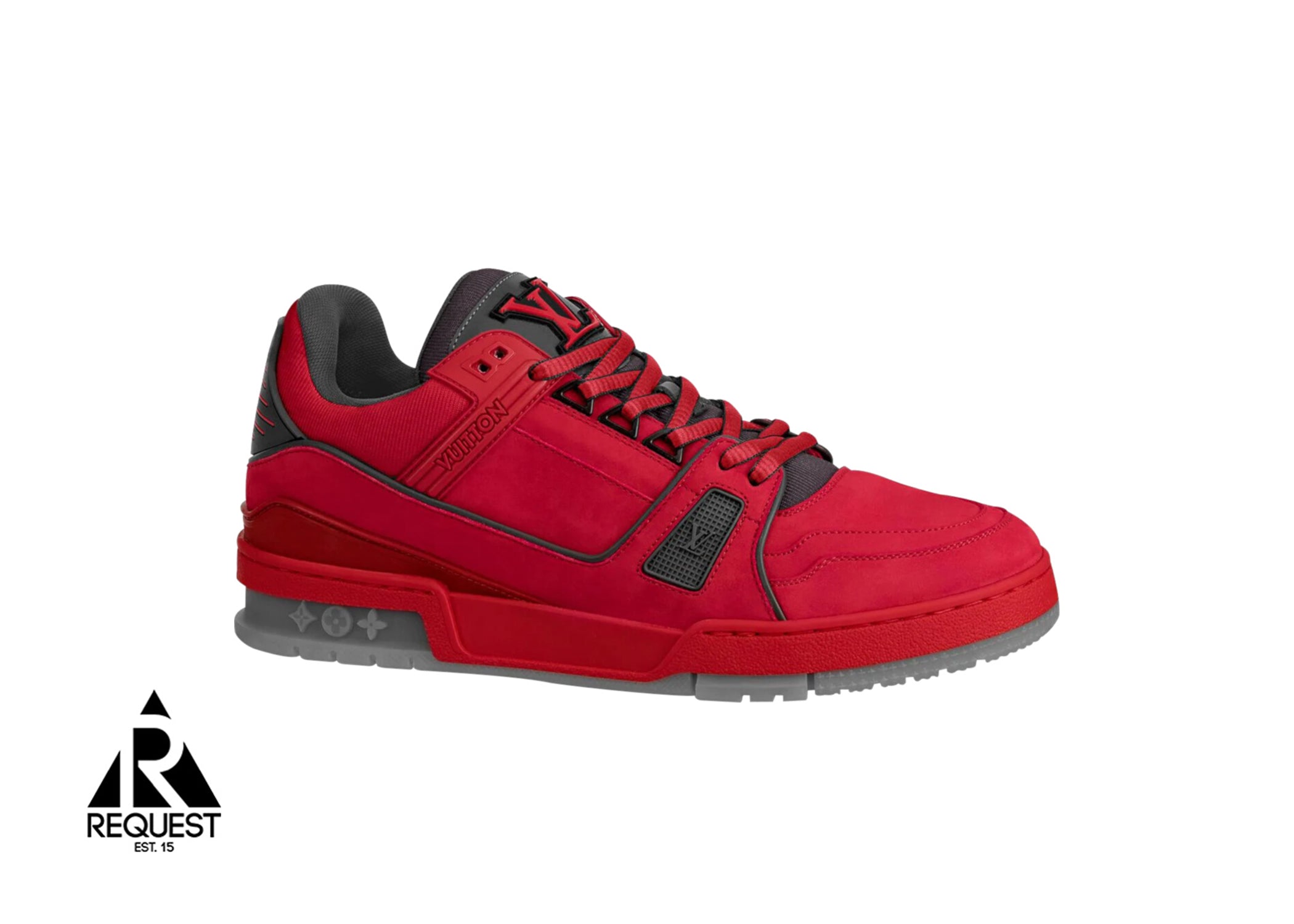 Louis Vuitton Trainer "Red Suede"