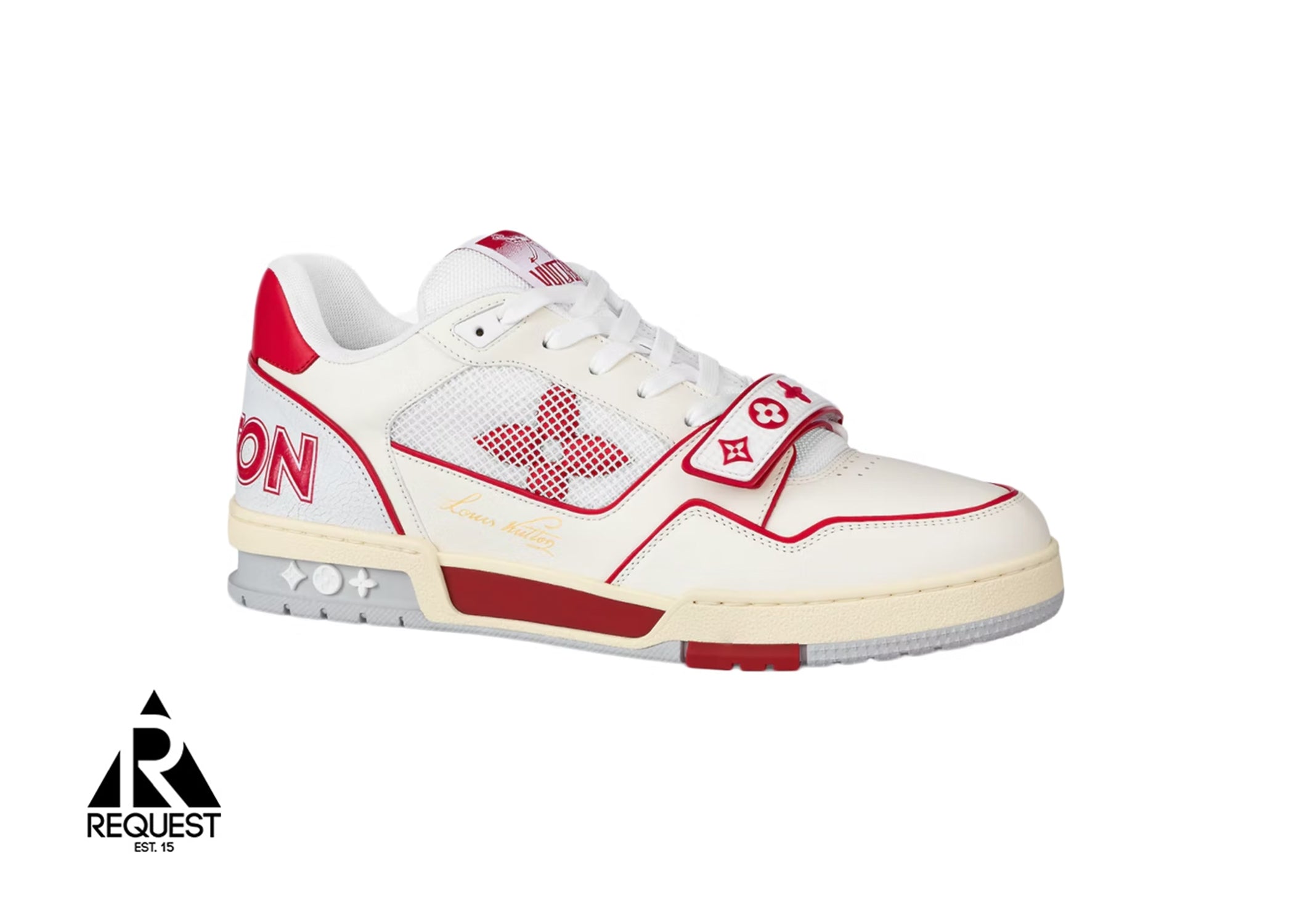 Louis Vuitton Strap Trainer "Red White"