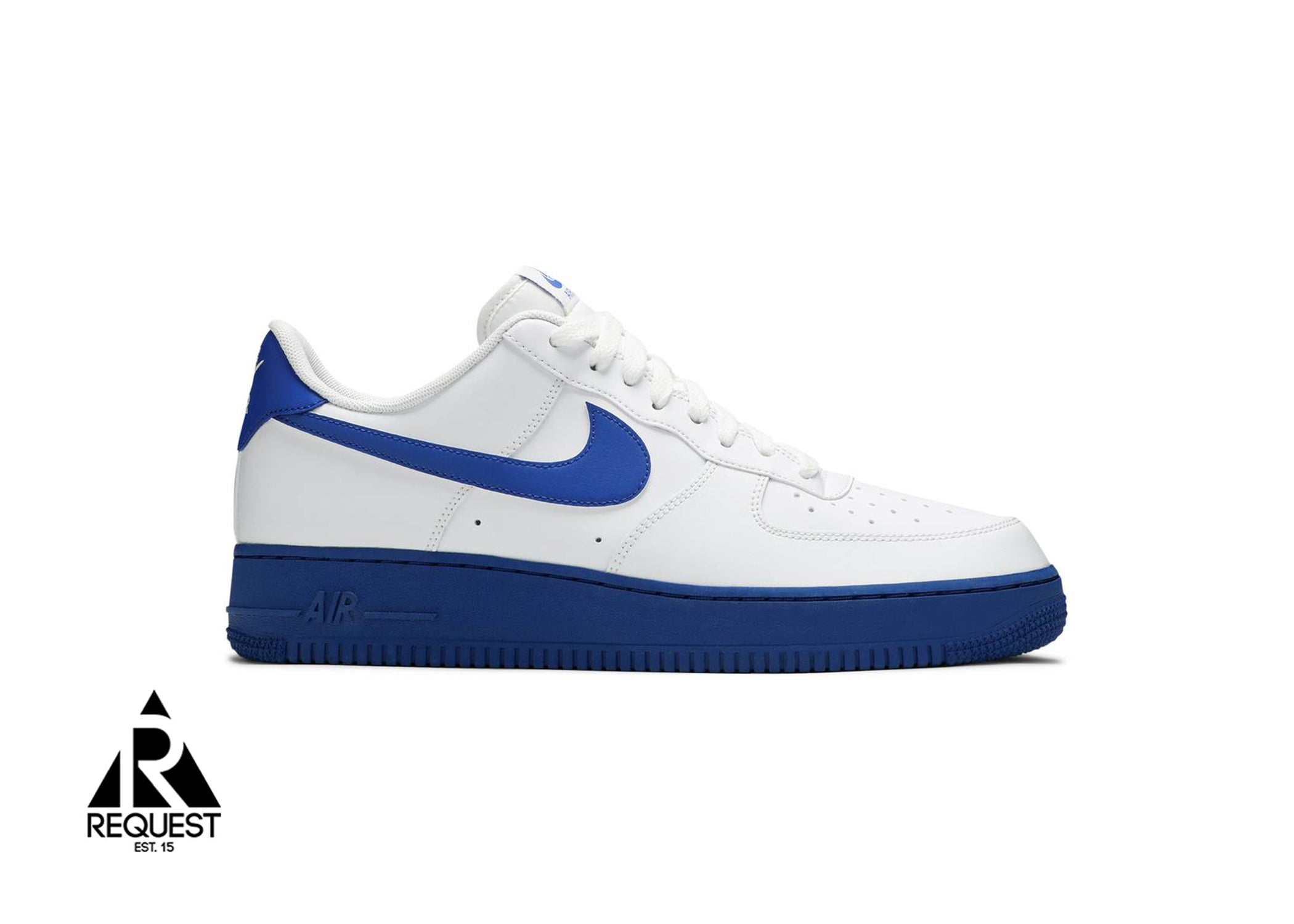 Nike Air Force 1 Low '07 "White Royal Sole"