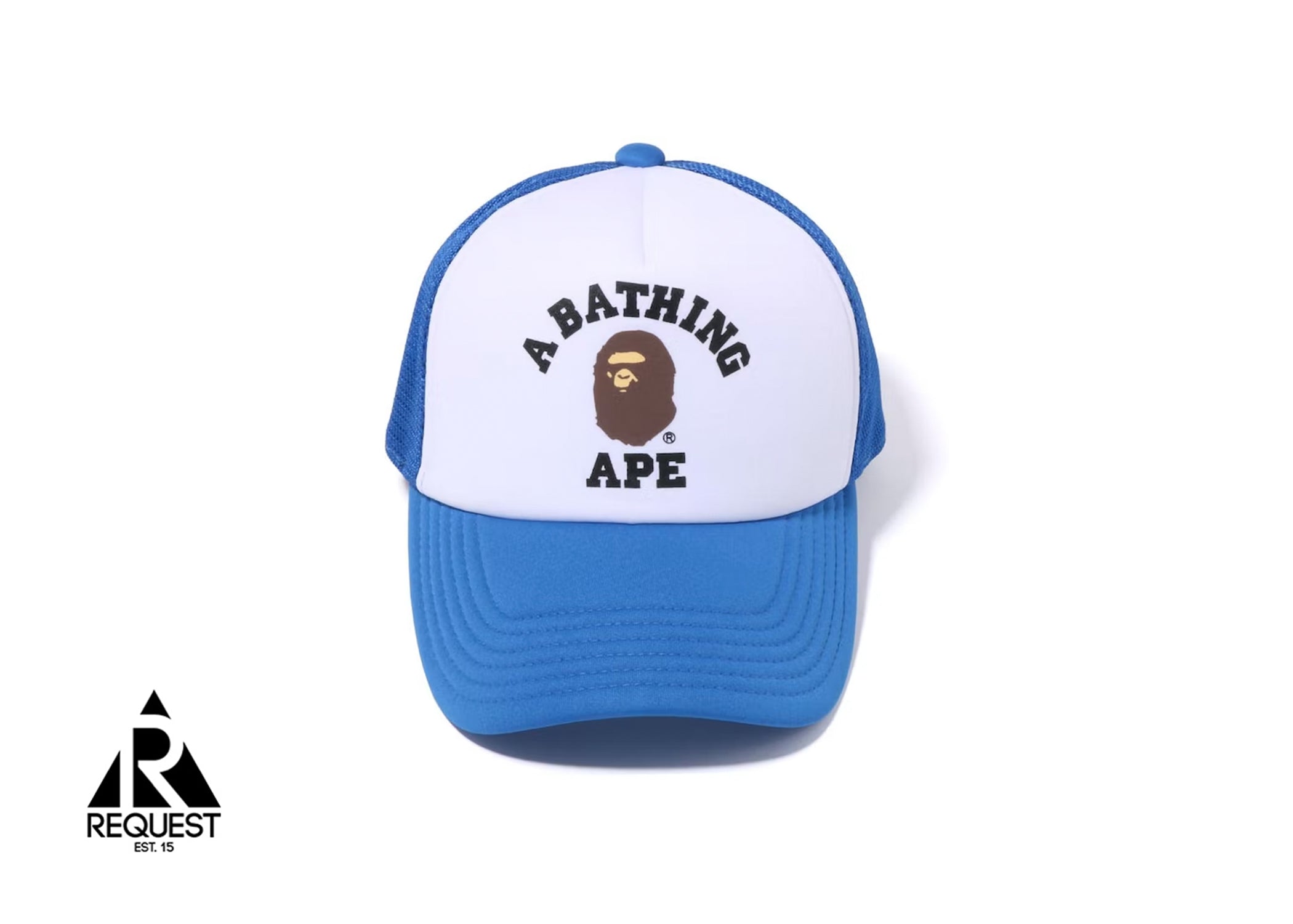 A Bathing Ape Bape Trucker Hat "Royal"