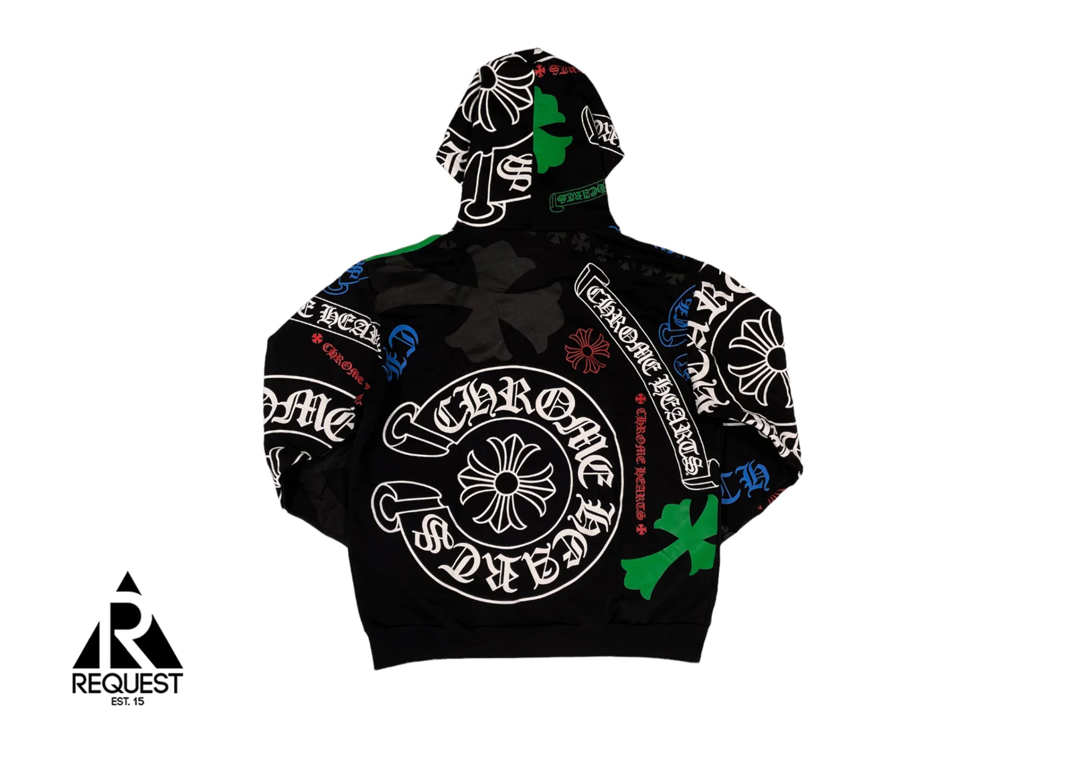 Chrome Hearts Stencil Hoodie "Black"