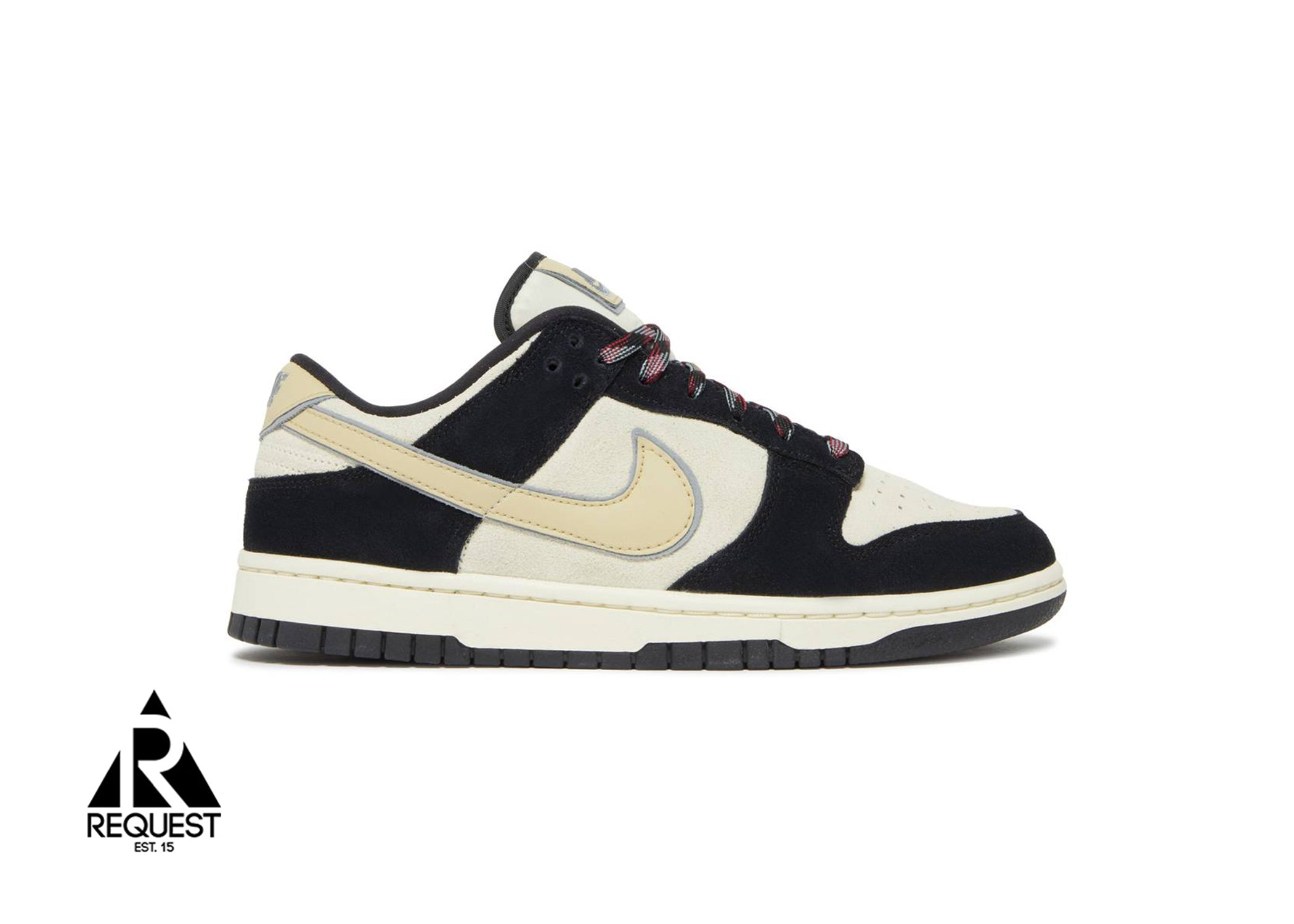 Nike Dunk Low LX "Black Suede Team Gold" (W)