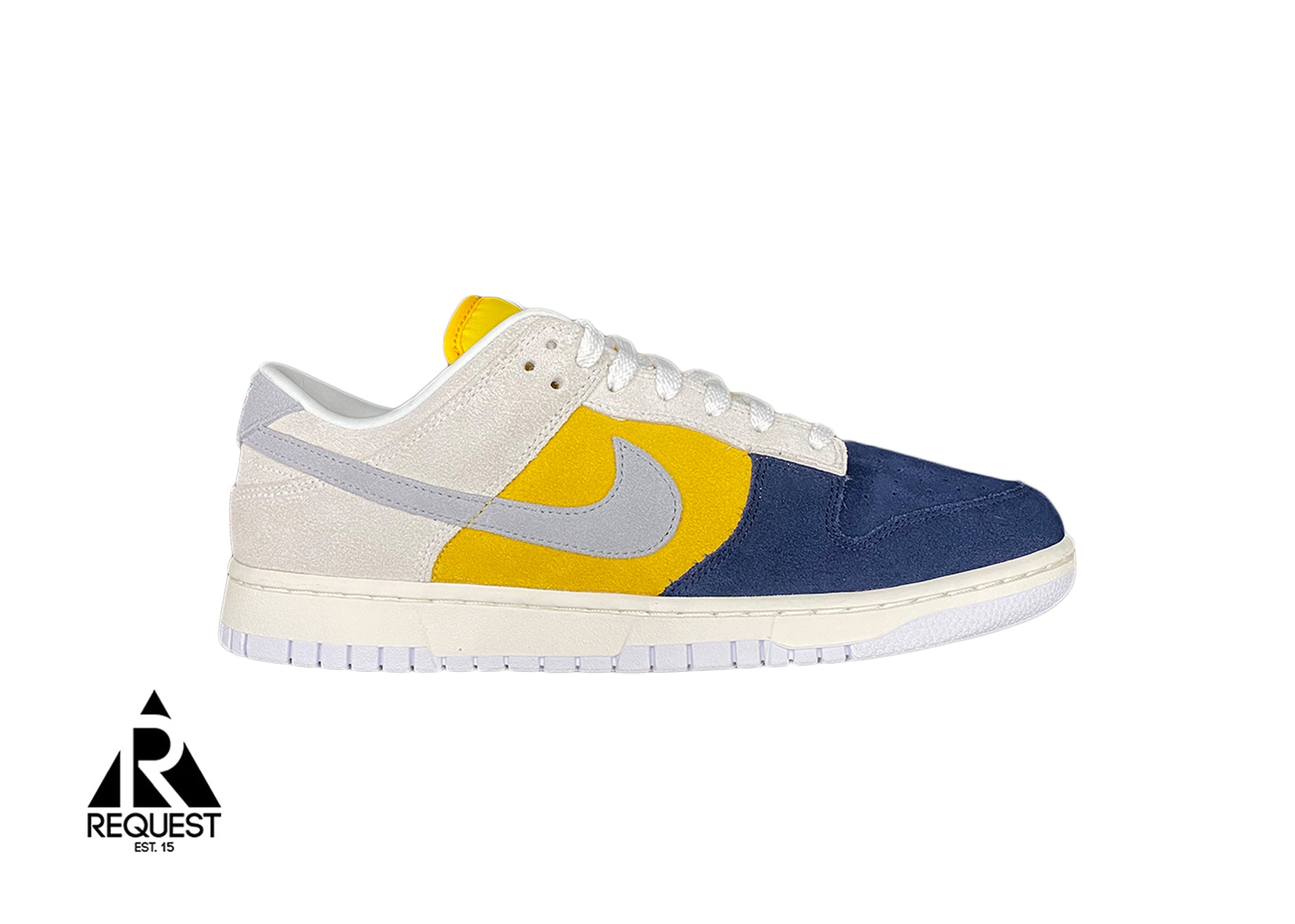 Nike Dunk Low ID By You "Grey Yellow Navy”
