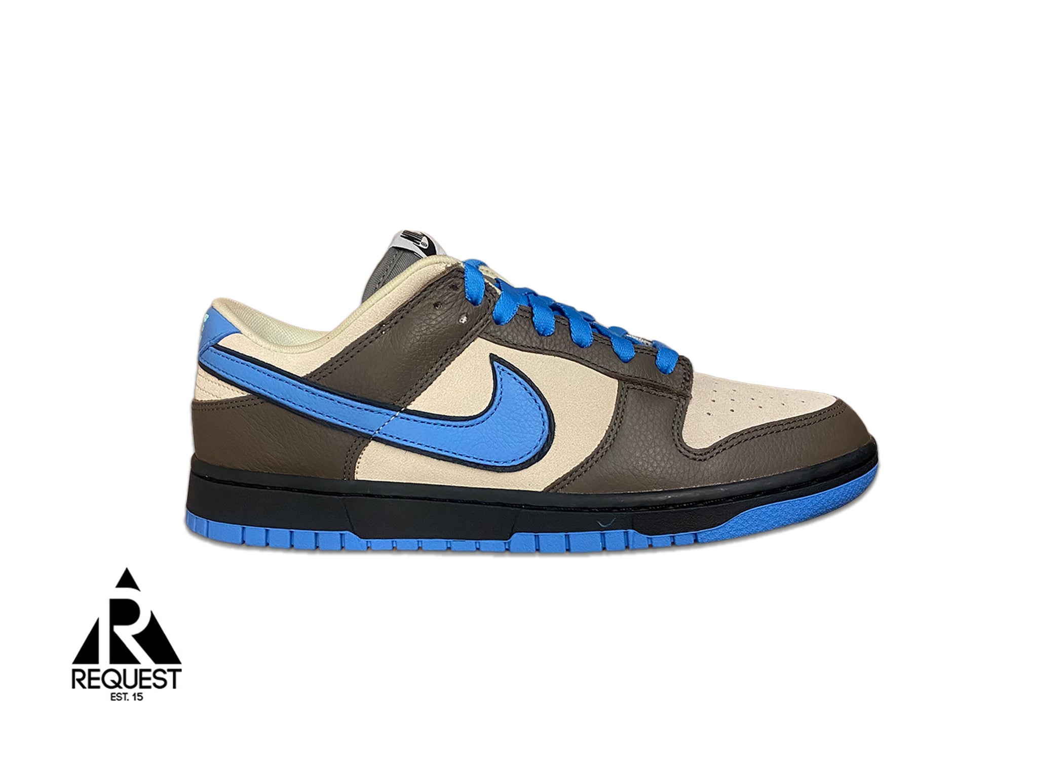 Nike ID Dunk Low "Blue Brown"