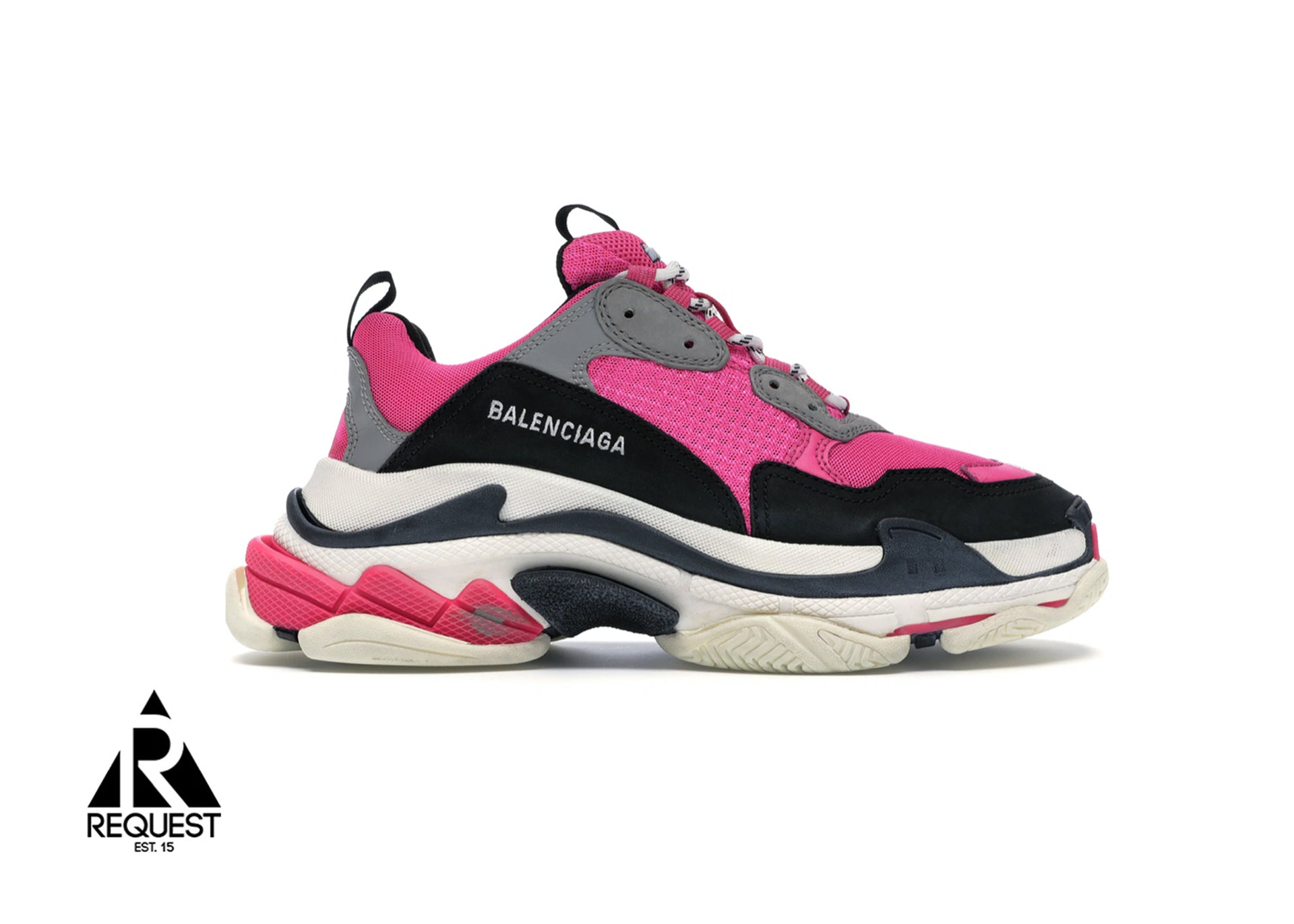 Triple S “Neon Pink”