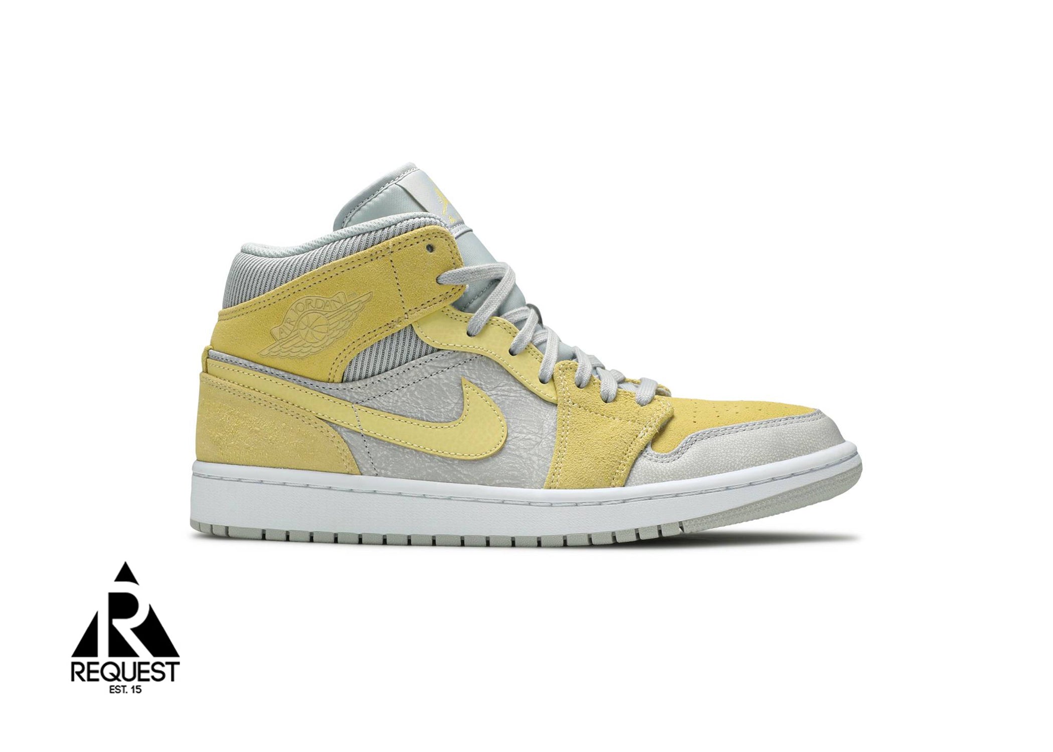 Air Jordan 1 Mid Retro “Mixed Textures Yellow”