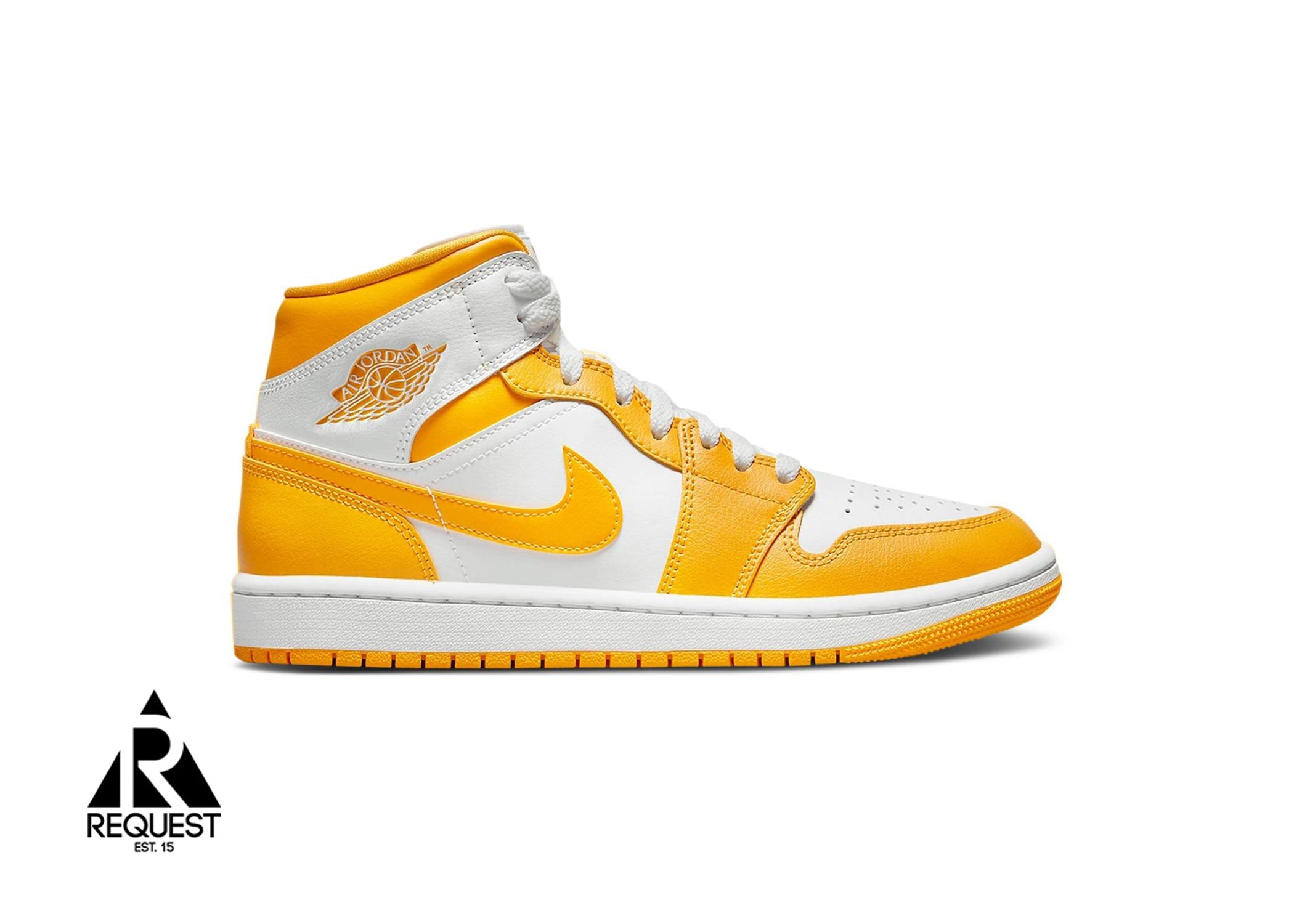 Jordan 1 Mid "White Yellow" (W)